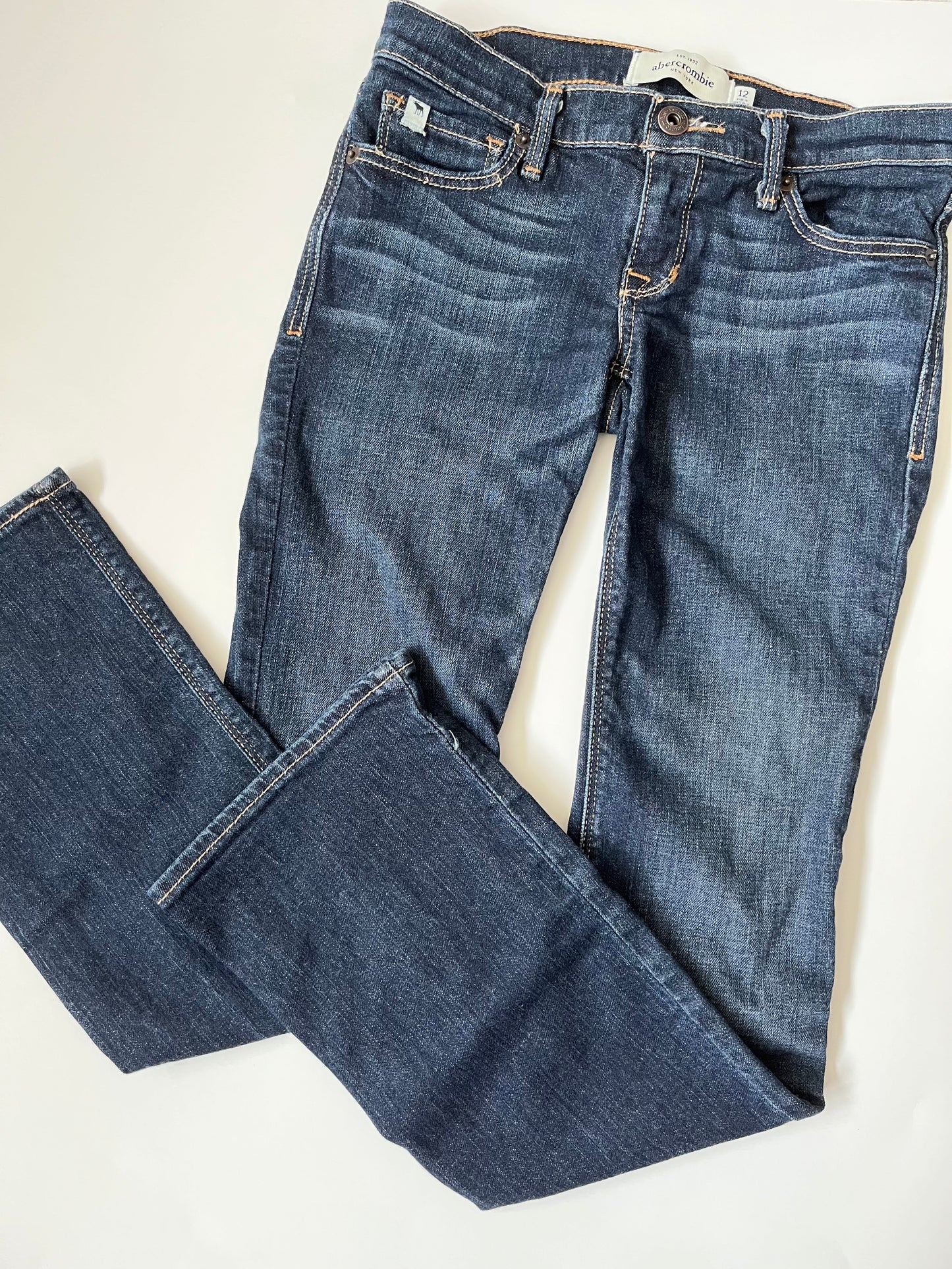Abercrombie & Fitch dark wash cute stretch flare jeans - 12Y – Oak + Beck